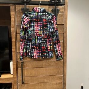 SNO SKINS Multicolor Geometric Ski midlayer